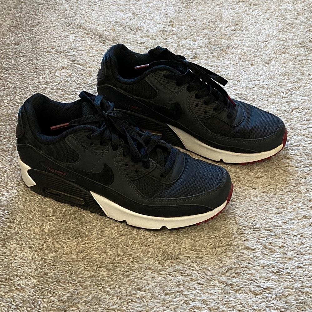 Nike Black, White & Red Air Max Shoes